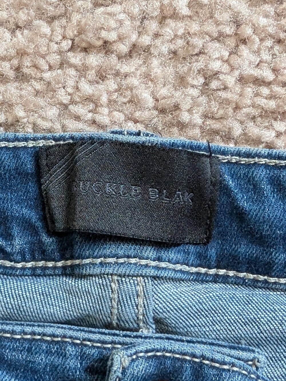 Buckle Black Womens Dark Blue Fit No. 75 Tailored Bootcut Stretch Jeans 30x32 - Picture 7 of 16